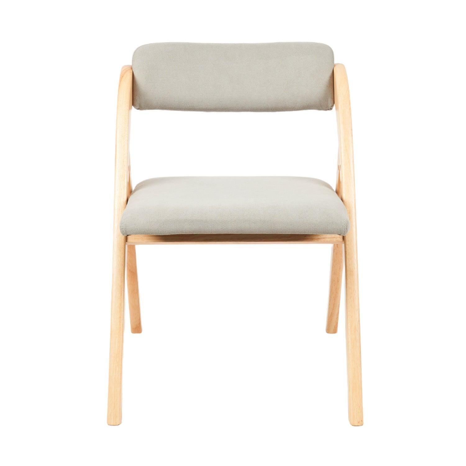 Silla Plegable Palmira Gris | Cómoda y Elegante-2