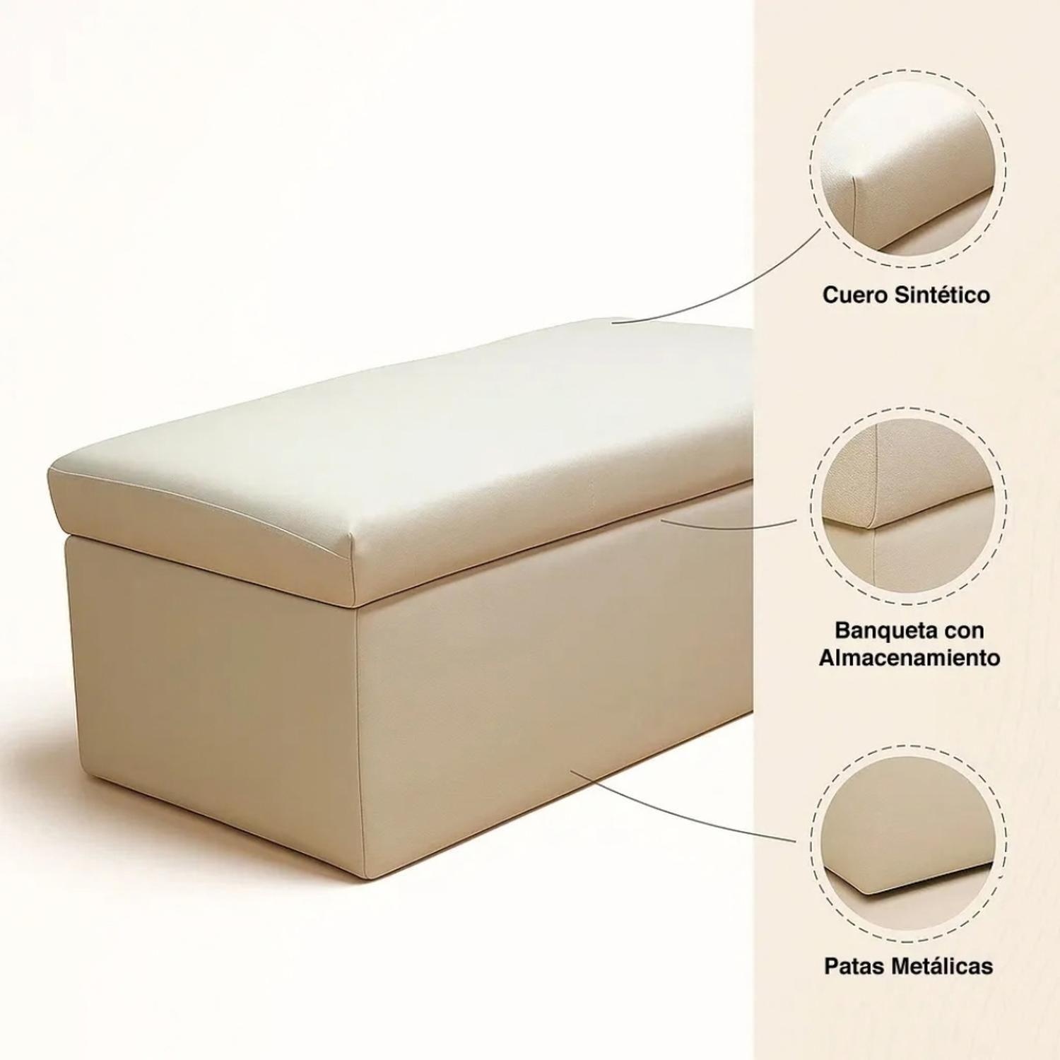 Banqueta Baúl Mundra | Almacenamiento y Diseño-4