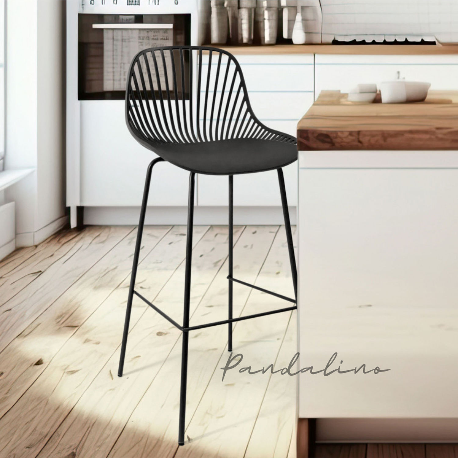 Taburete de Bar Peyton de 77cm: Moderno| Resistente |Cómodo-8