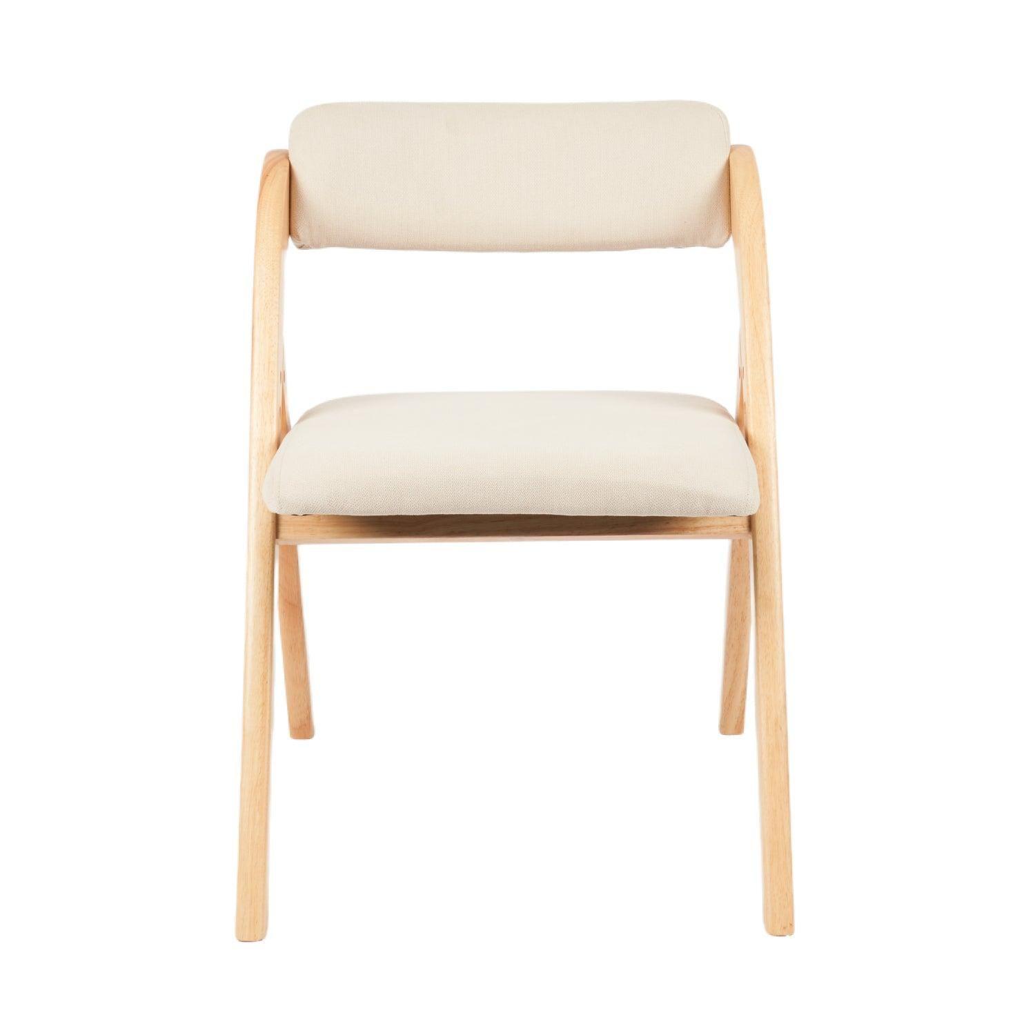 Silla plegable Palmira beige | Cómoda y Práctica para tu Hogar-3