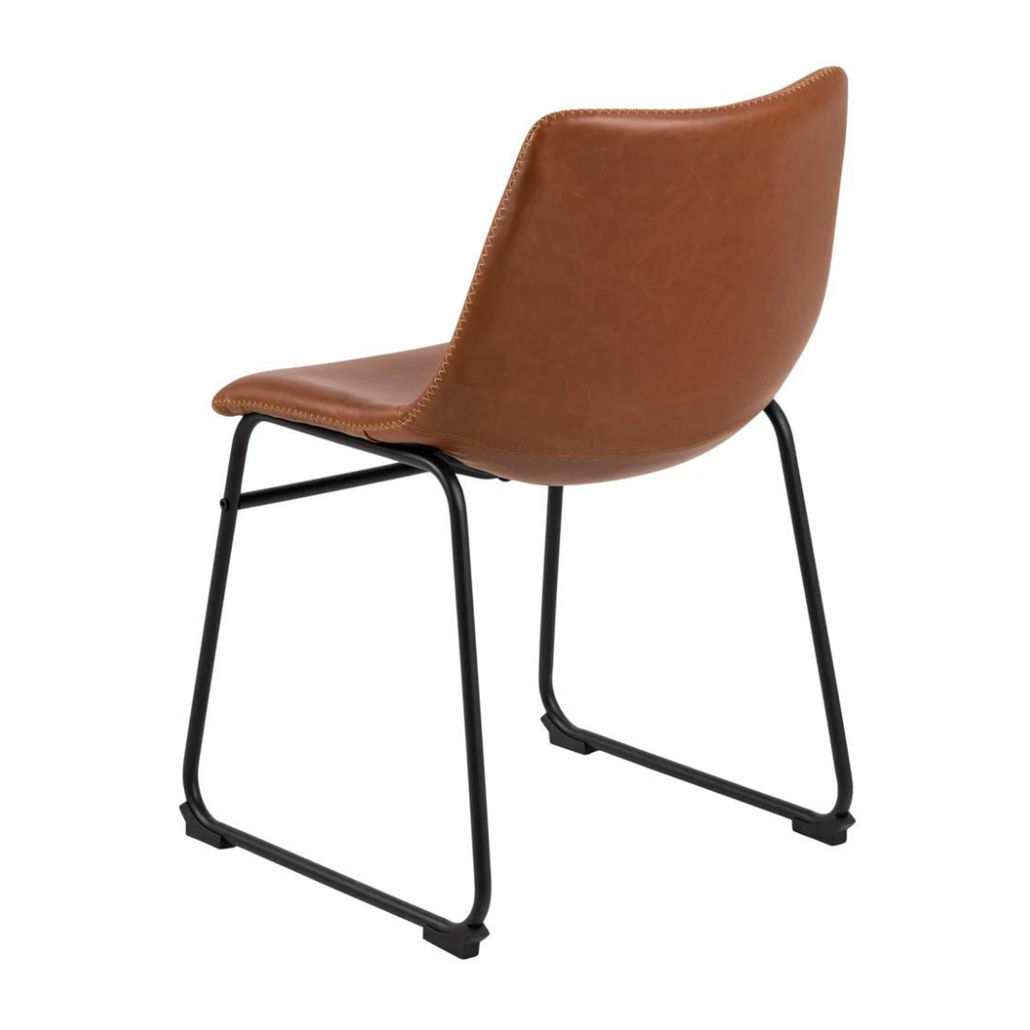 Pack 4 Sillas Comedor Toscana | Eco Cuero Terracota | Diseño Elegante-2