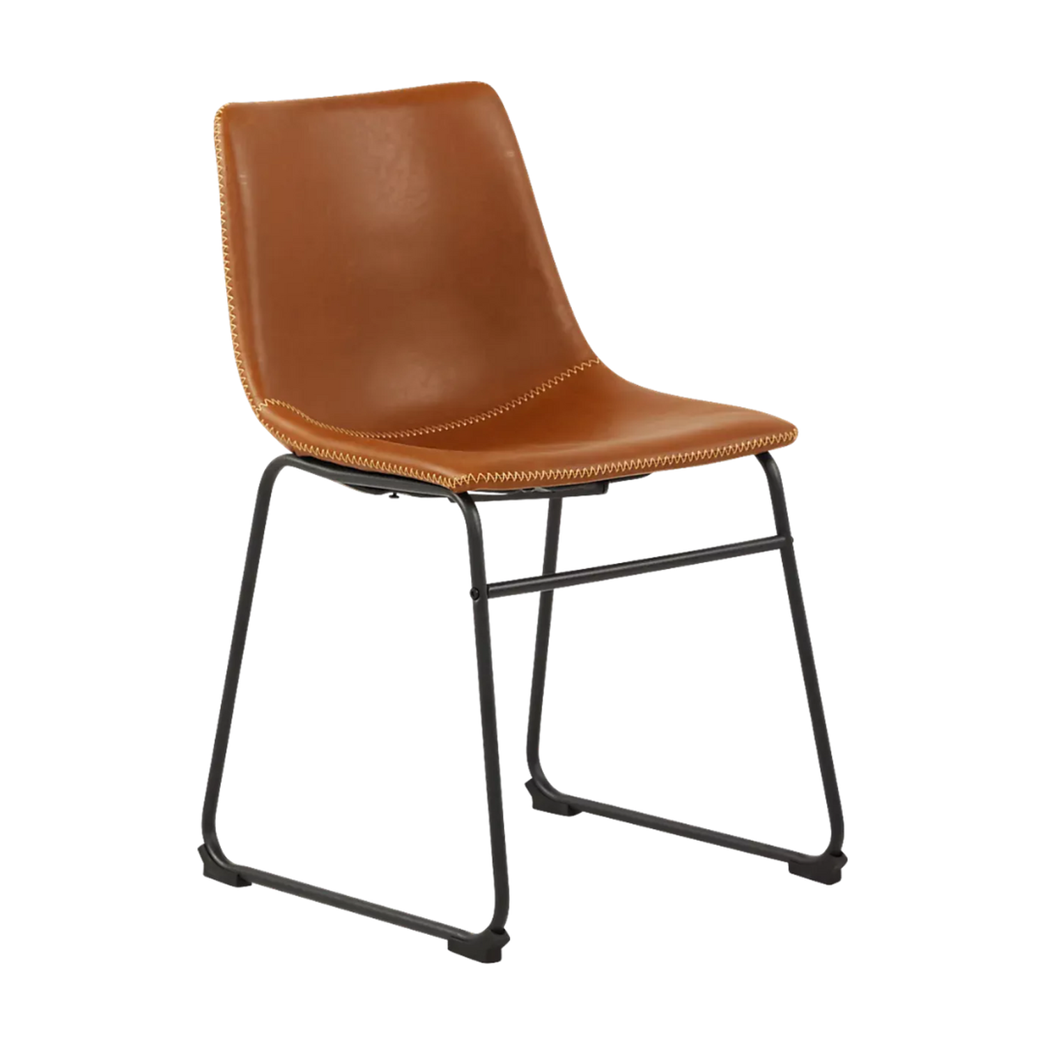 Pack 4 Sillas Comedor Toscana | Eco Cuero Terracota | Diseño Elegante-3