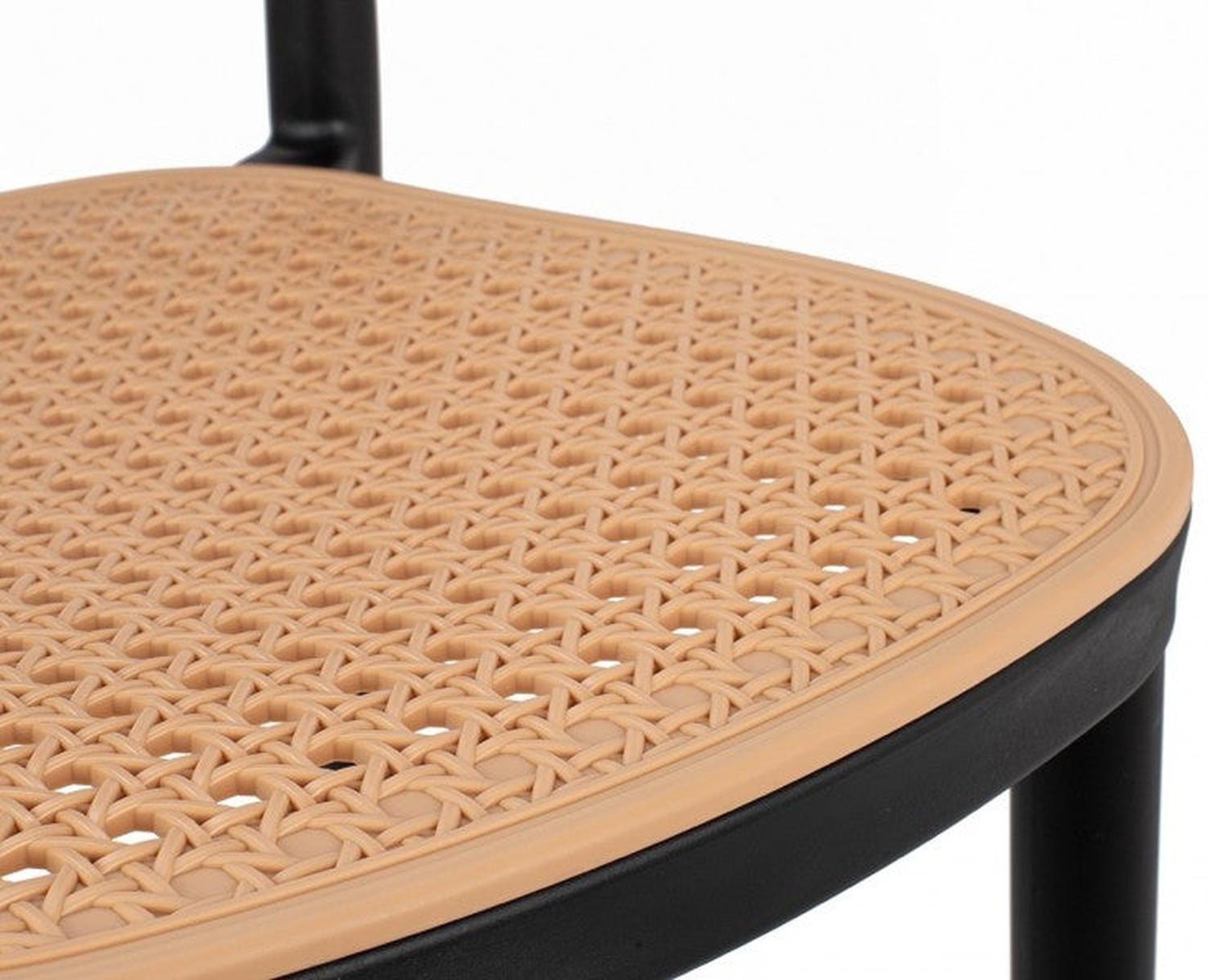 Taburete Bar Valentino Negro 75 cm | Elegante y Duradero | Exterior-5