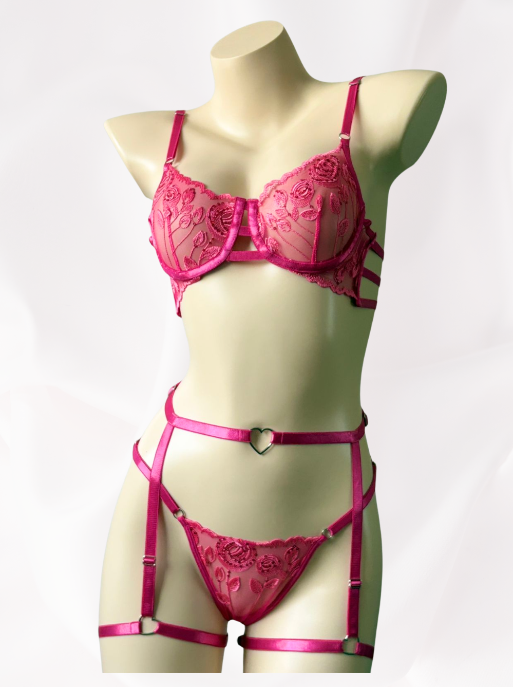 CONJUNTO LENCERIA AMARA 4 PIEZAS SEDUCTORA-1