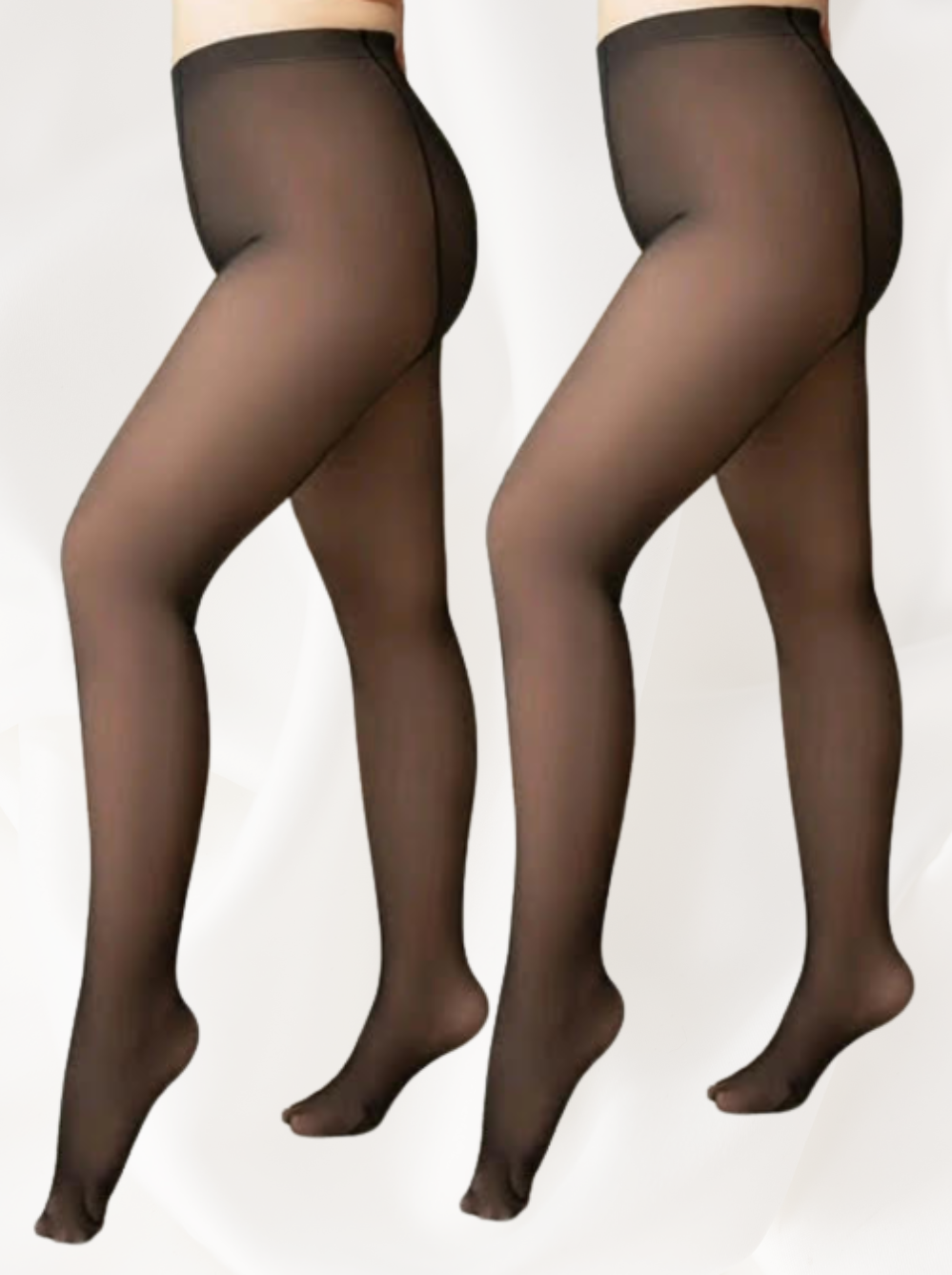 PACK 2 UNIDADES CALZAS EFECTO PANTY PIEL CON PIE-2