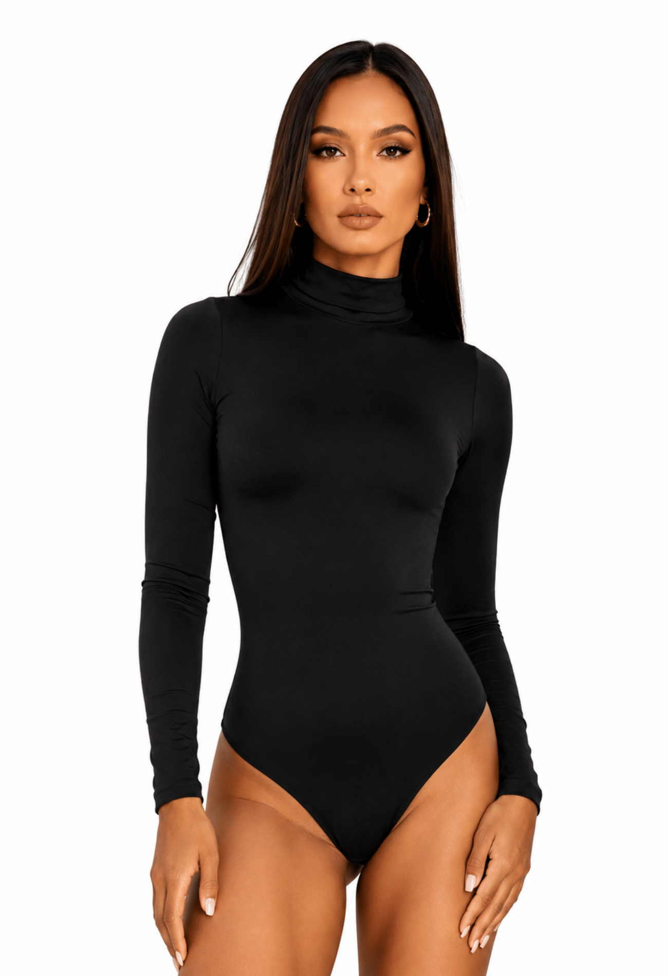 Body manga larga cuello alto-0