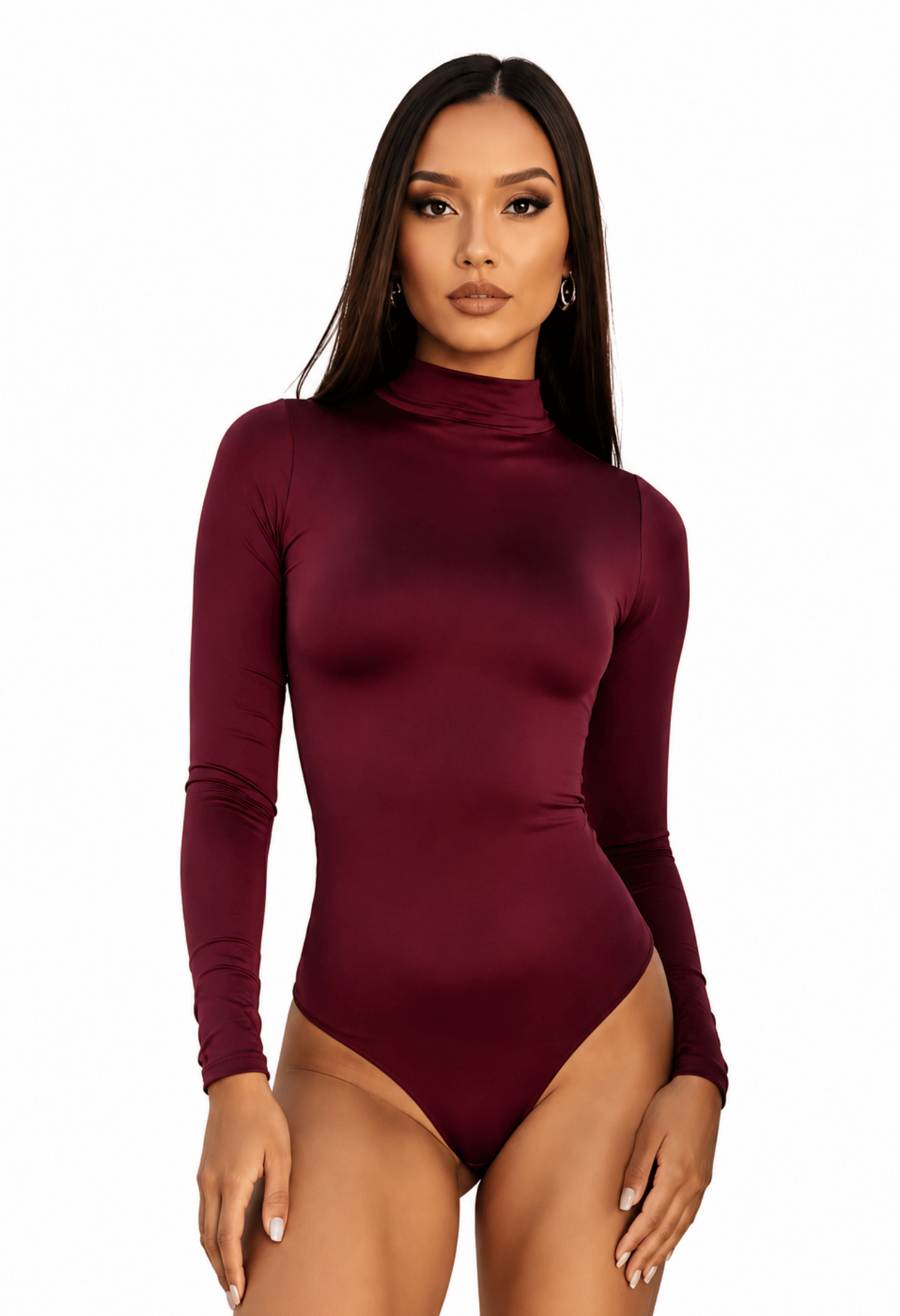 Body manga larga cuello alto-0