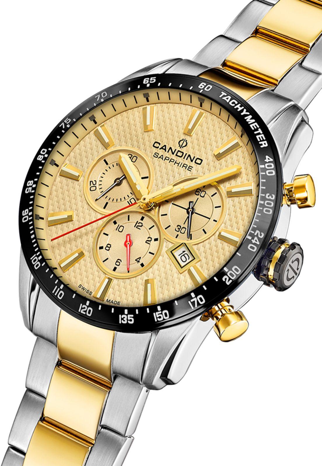 Reloj C4748/1 Candino Swiss Dorado Hombre Couple Classic-2