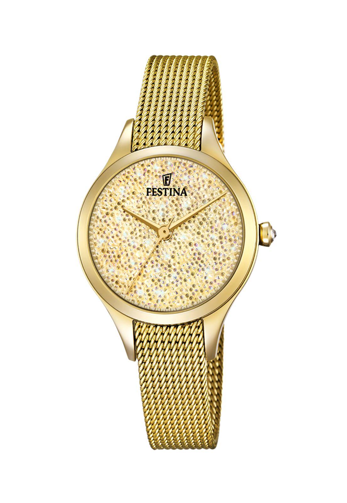 Reloj F20337/2 Festina Mujer Dorado Mademoiselle-0