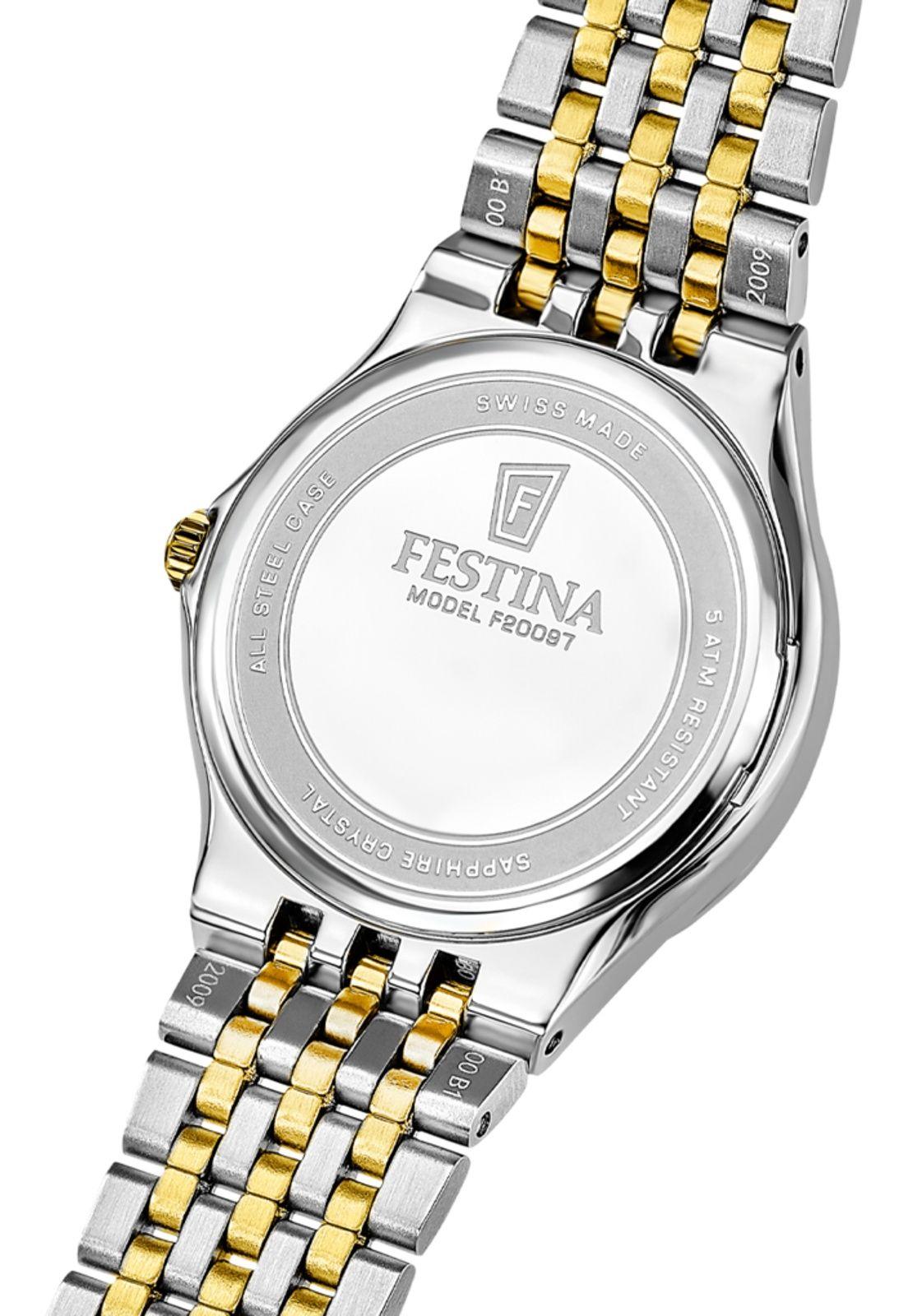 Reloj F20097/2 Festina Swiss Dorado Mujer Grace-2