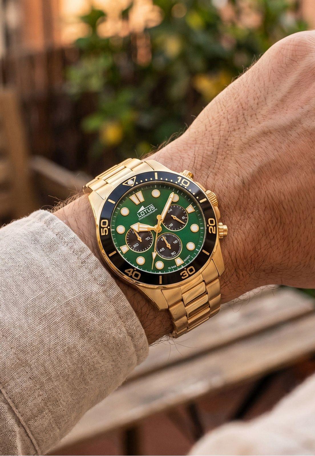 Reloj 18758/8 Lotus Hombre Dorado Excellent-3