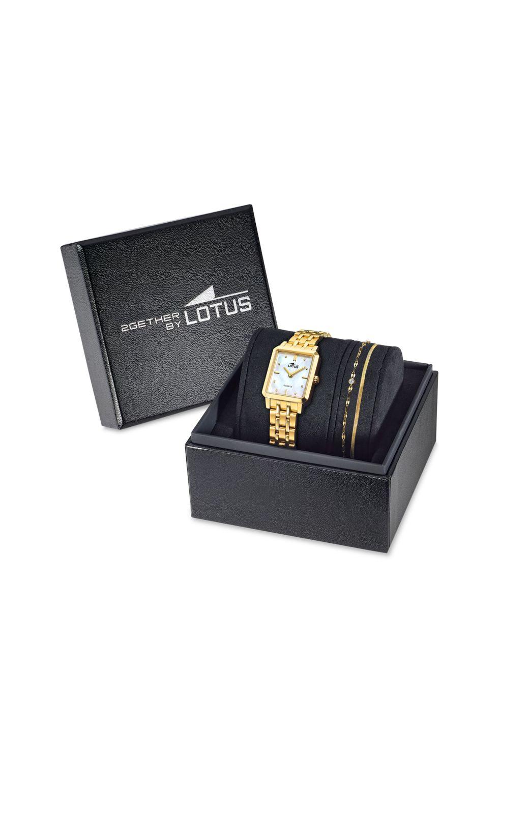 Reloj 19009/1 Lotus Blanco Mujer 2Gether-2