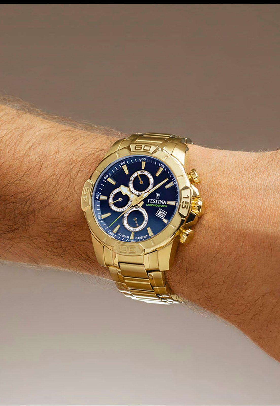 Reloj F20705/5 Festina Azul Hombre Timeless Chronograph-2