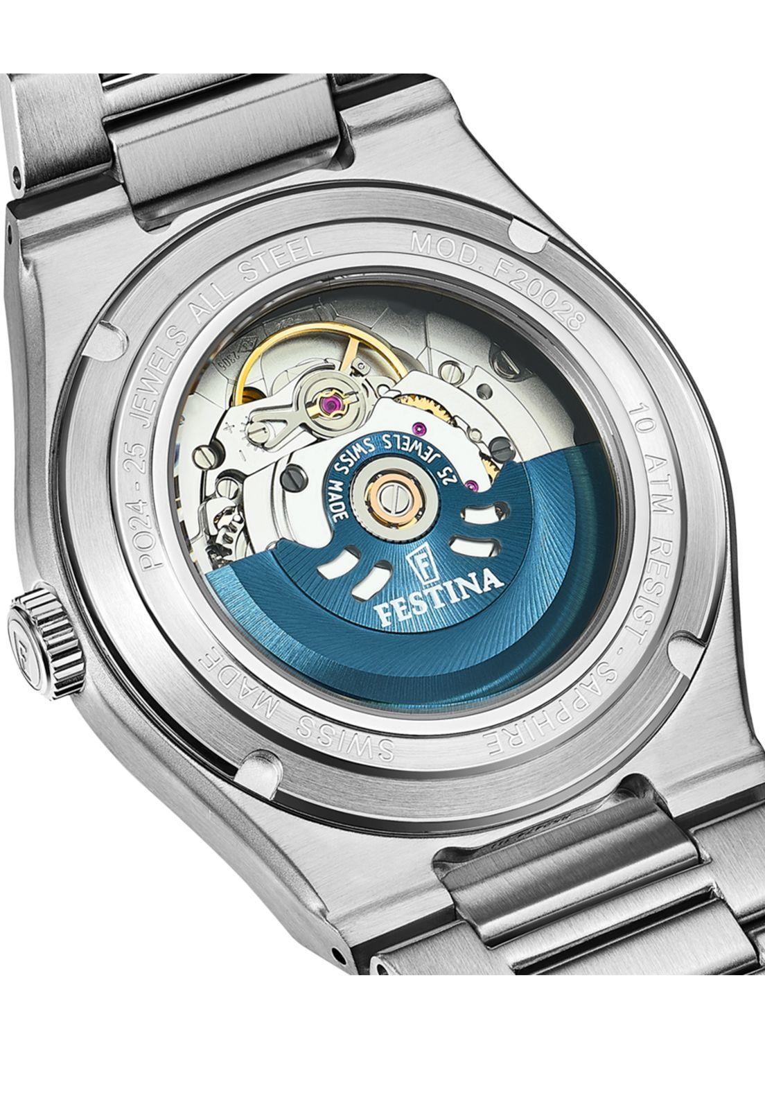 Reloj F20028/1 Festina Swiss Plateado Hombre My Swiss Time-3