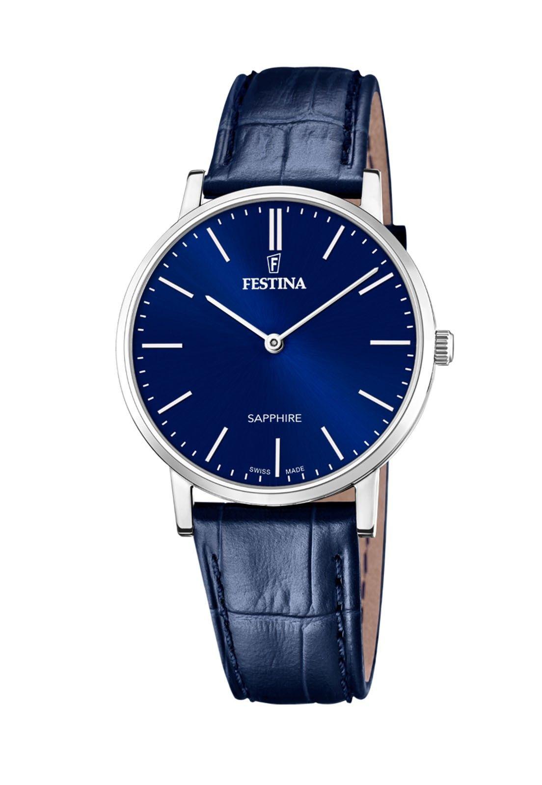 Reloj F20012/3 Festina Swiss Azul Hombre Swiss Made-0