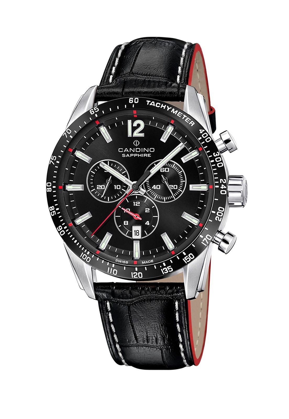 Reloj C4758/4 Candino Swiss Hombre Negro Gents Classic-0