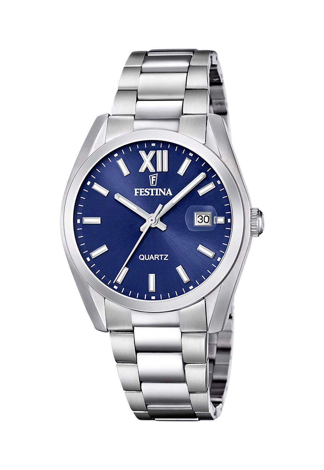 Reloj F20707/7 Festina Azul Hombre Acero Clasico-0