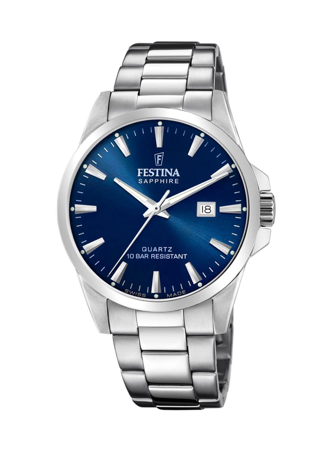 Reloj F20024/3 Festina Swiss Azul Hombre Swiss Made-0
