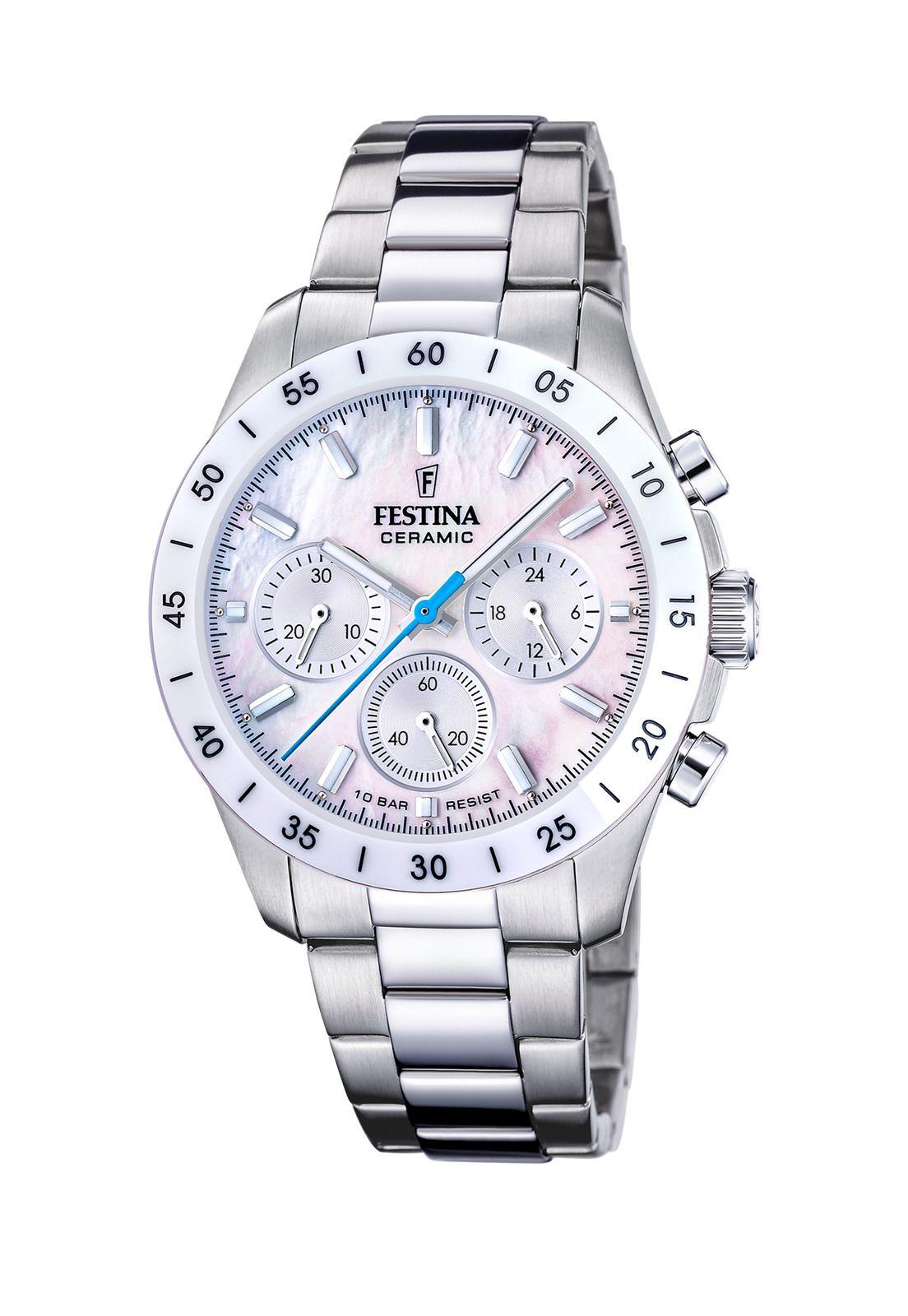 Reloj F20693/1 Festina Plateado Mujer Ceramic-0