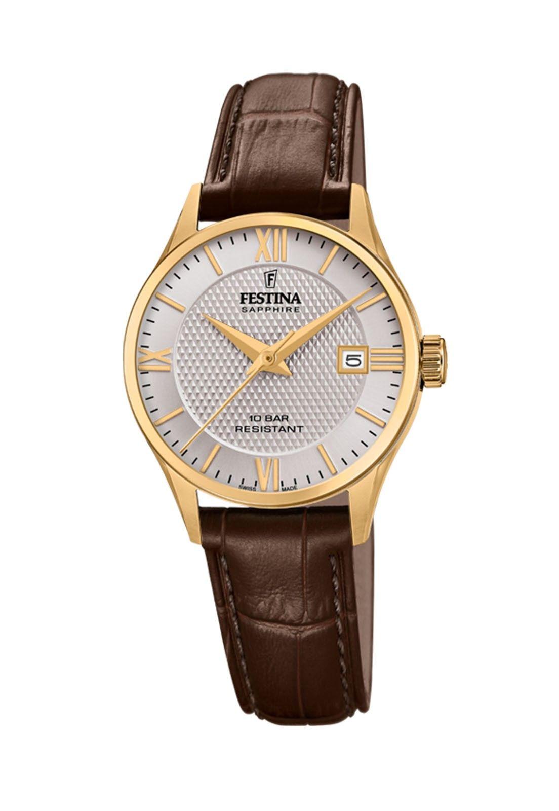 Reloj F20011/2 Festina Swiss Gris Mujer Swiss Made-0