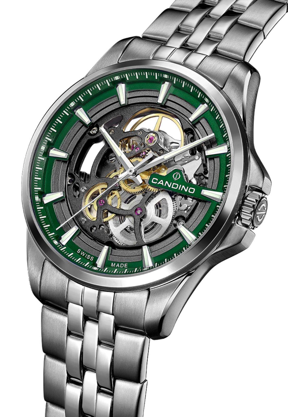 Reloj C4782/2 Candino Swiss Verde Hombre Automático-3