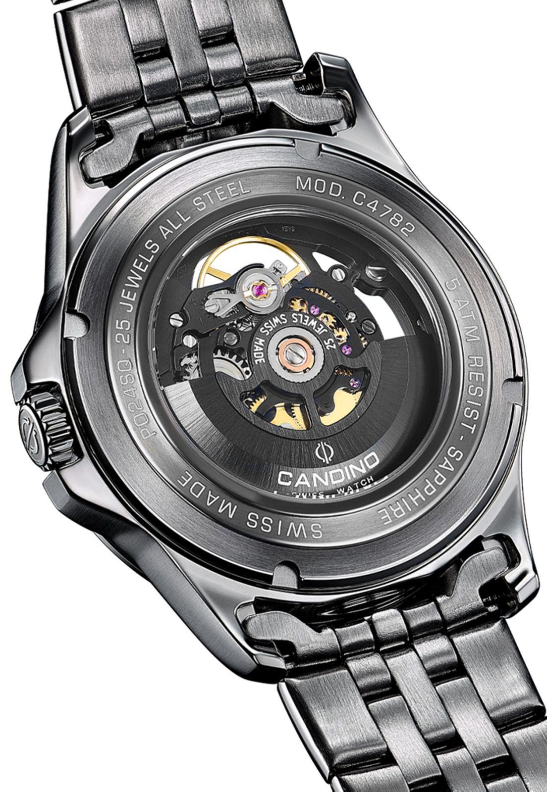 Reloj C4782/2 Candino Swiss Hombre Gris Automatico-3