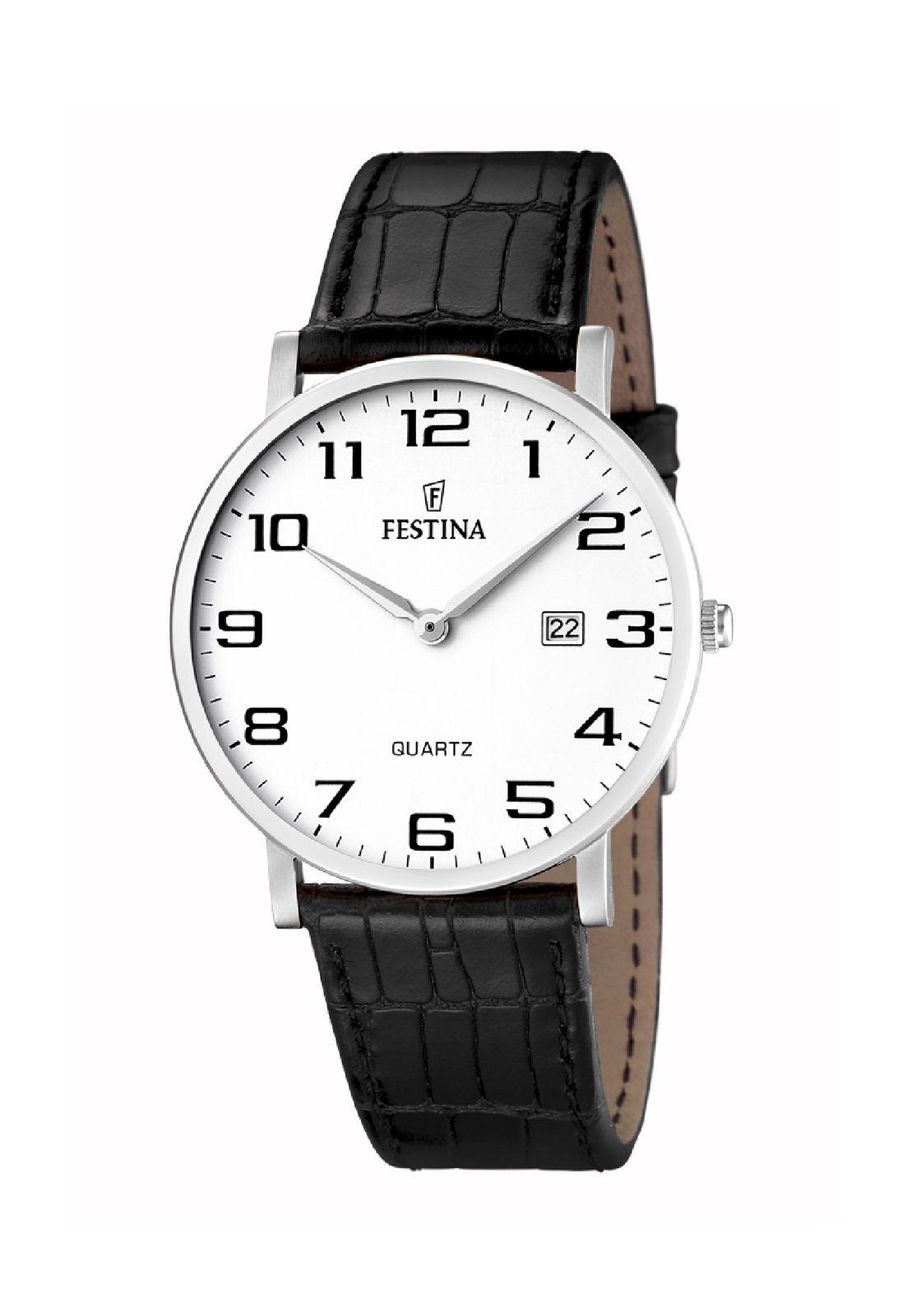 Reloj F16476/1 Festina Blanco Hombre Correa Clásico-0