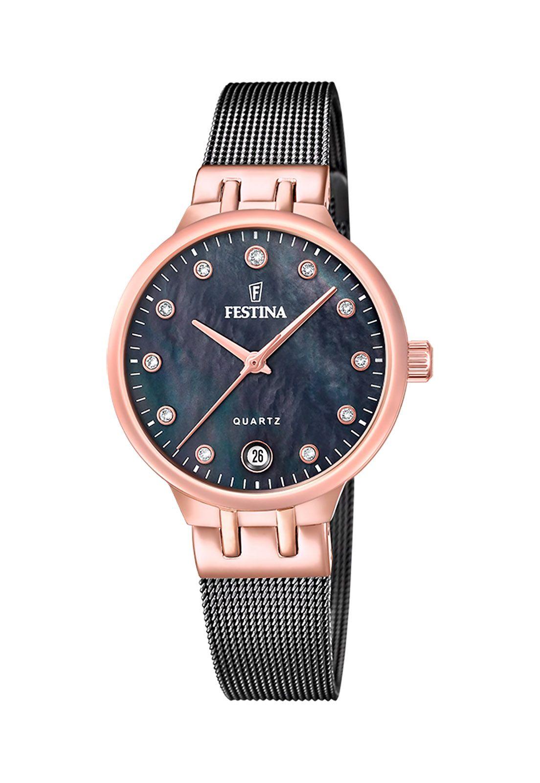 Reloj F20717/2 Festina Negro Mujer Mademoiselle-0