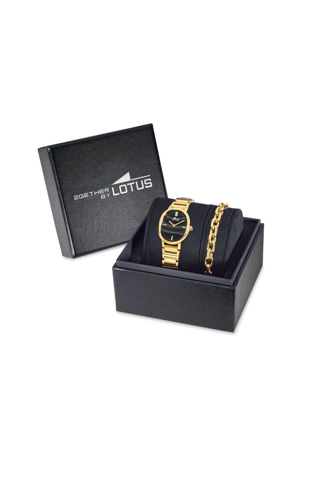 Reloj 19013/5 Lotus Negro Mujer 2Gether-2
