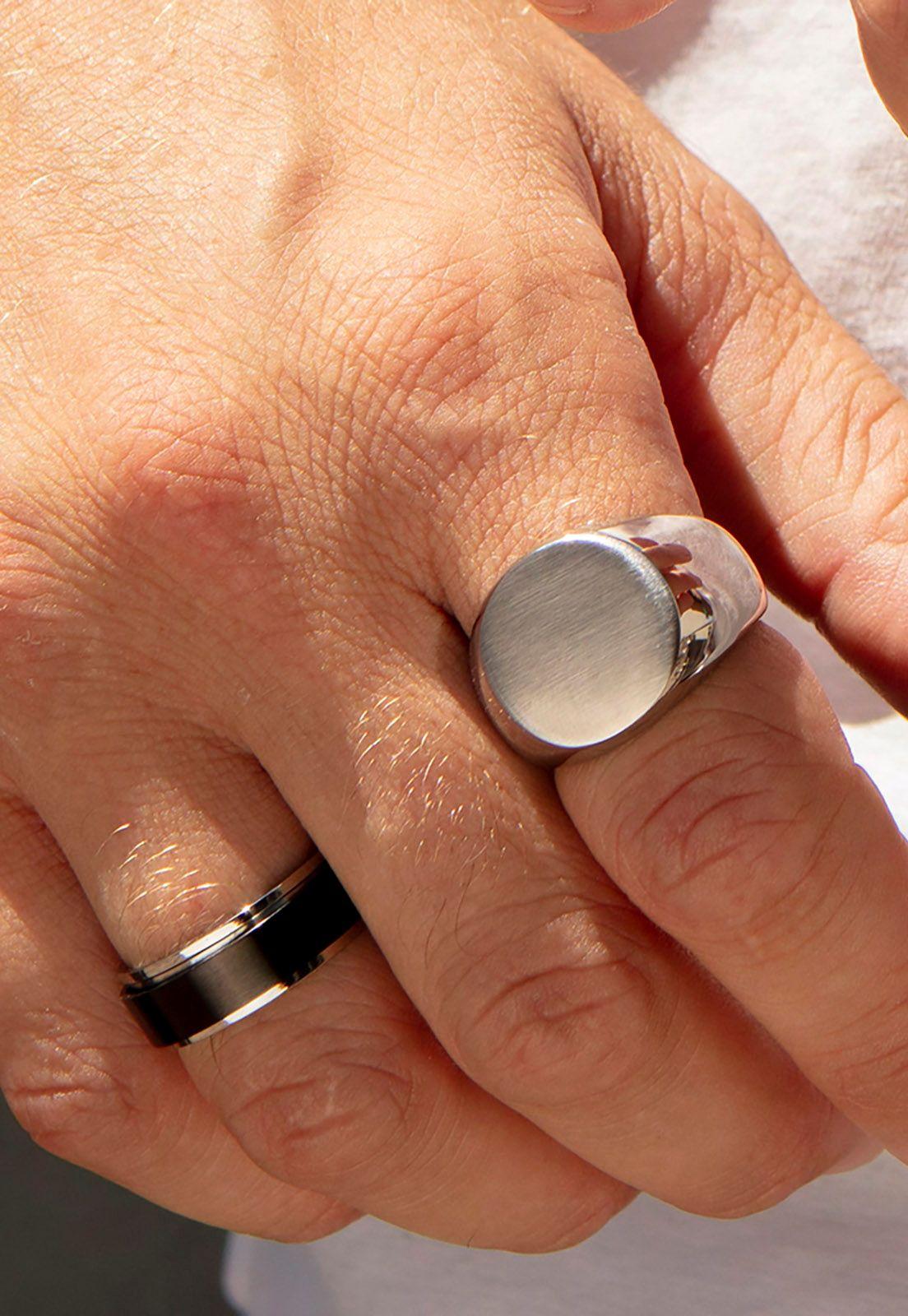Anillo LS2399-3/122 Lotus Style Hombre Dark Style-1
