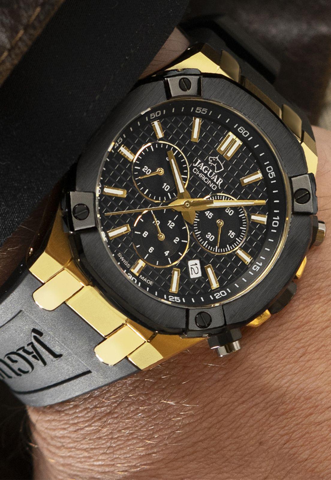 Reloj J1014/1 Jaguar Swiss Negro Hombre Diplomatic-2