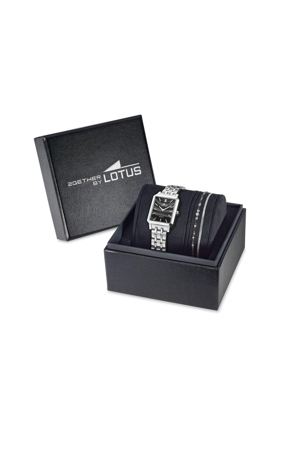Reloj 19008/5 Lotus Negro Mujer 2Gether-2
