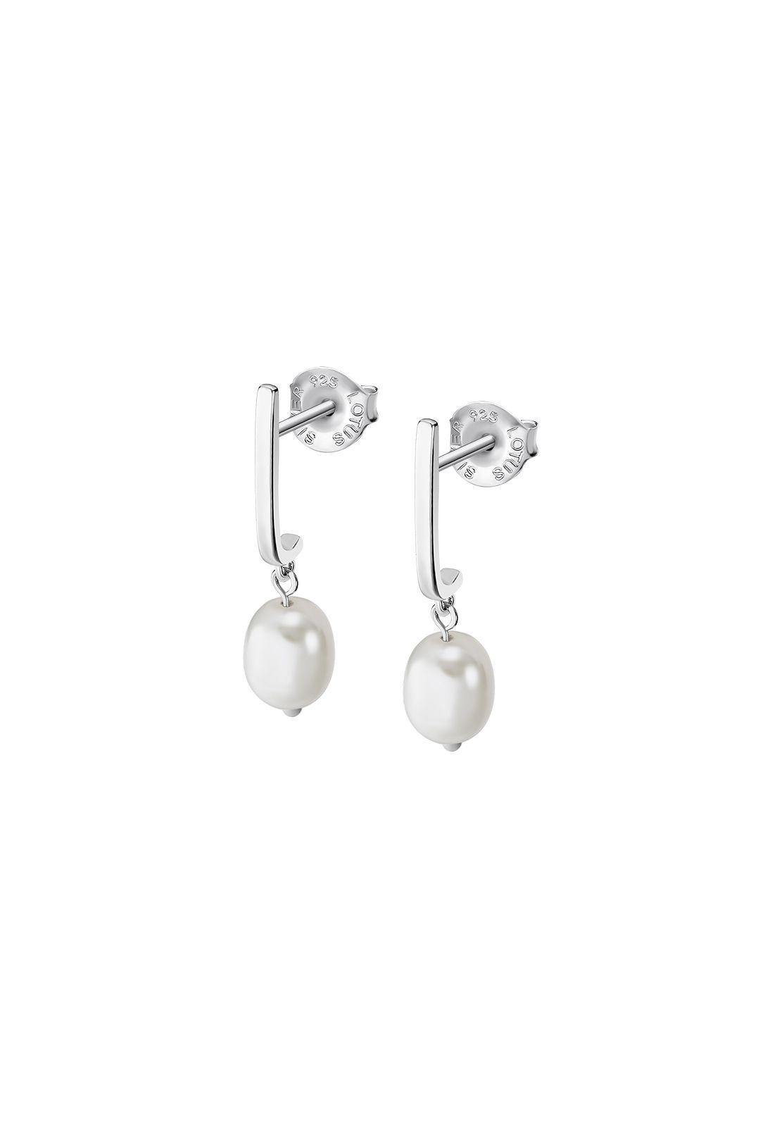 Aros LP3415-4/1 Lotus Silver Mujer Pearls-0