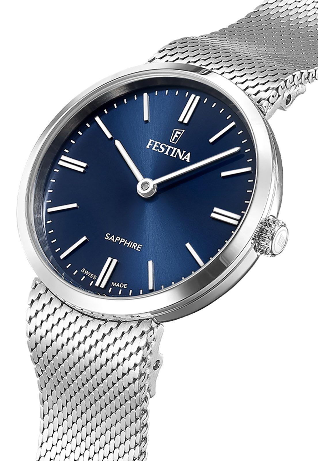 Reloj F20075/3 Festina Swiss Azul Mujer Grace-2