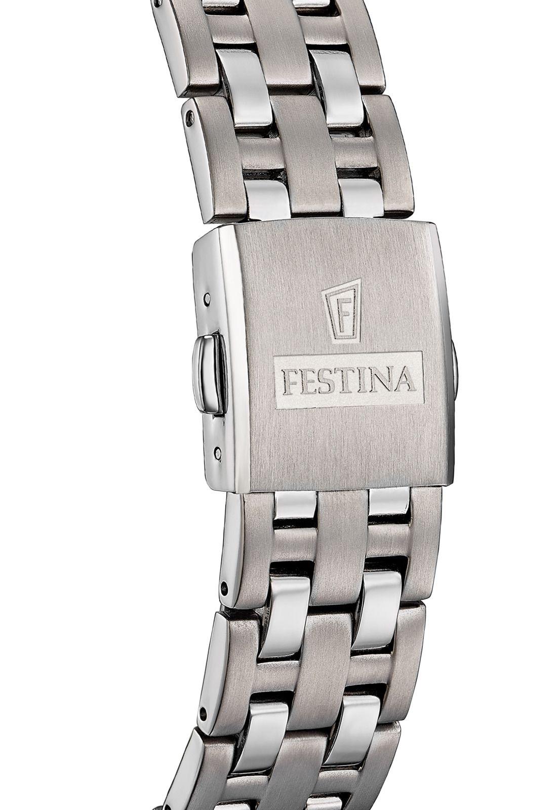 Reloj F20696/1 Festina Blanco Hombre Calendario Titanium-1