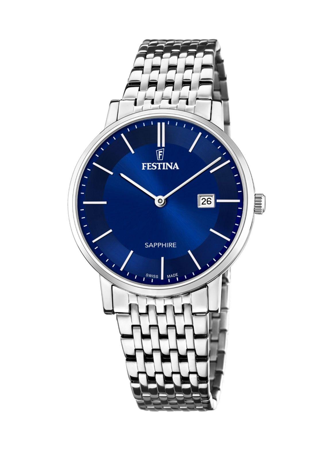 Reloj F20018/2 Festina Swiss Azul Hombre Swiss Made-0