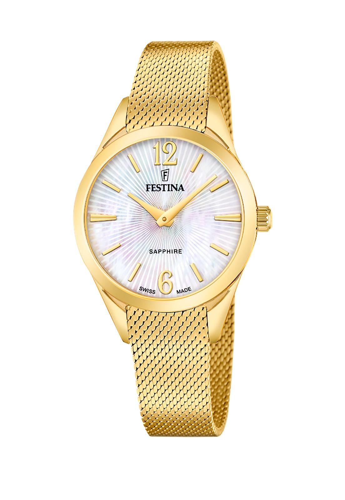 Reloj F20077/1 Festina Swiss Blanco Mujer GRACE-0