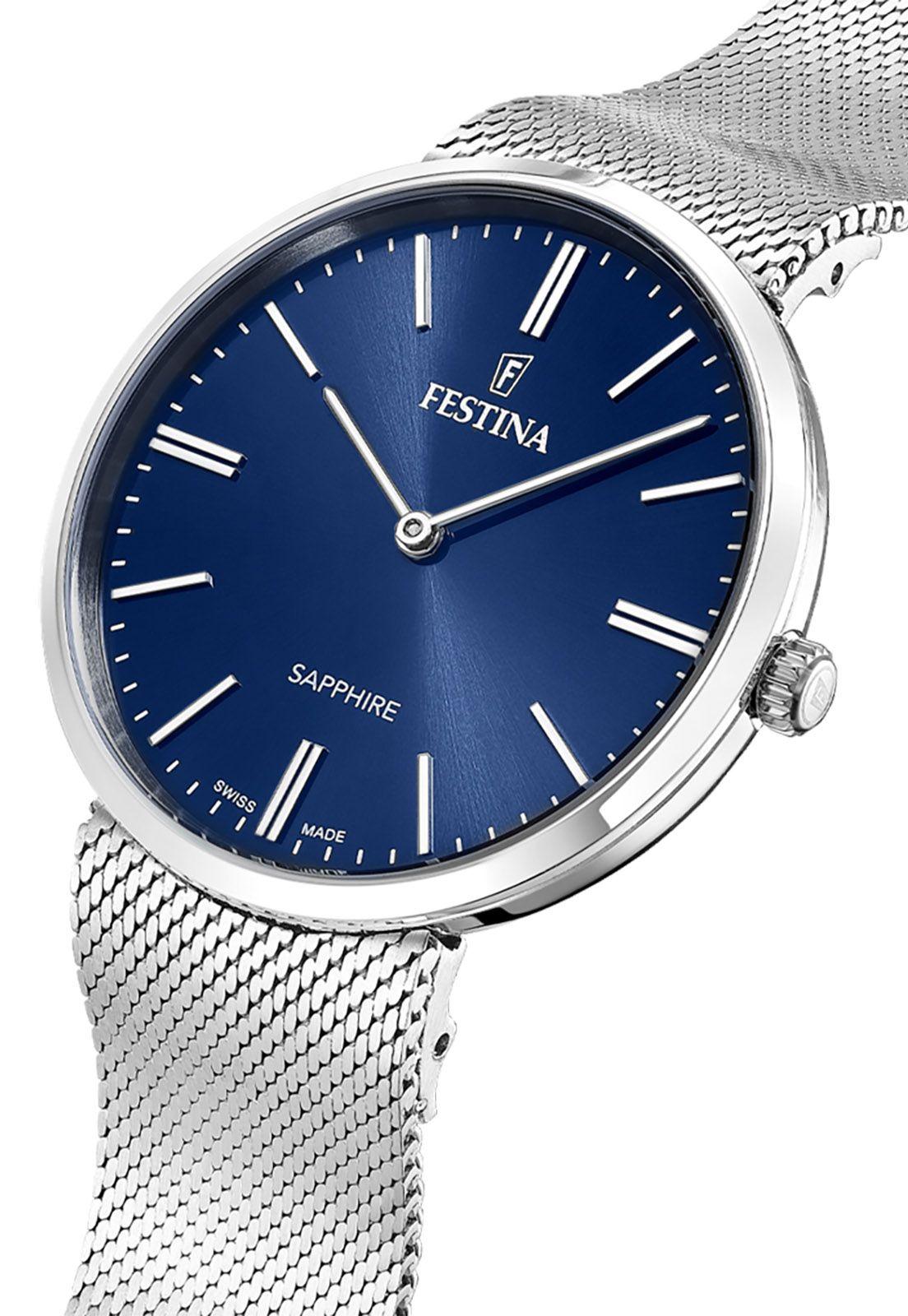 Reloj F20074/2 Festina Swiss Azul Hombre Grace-2