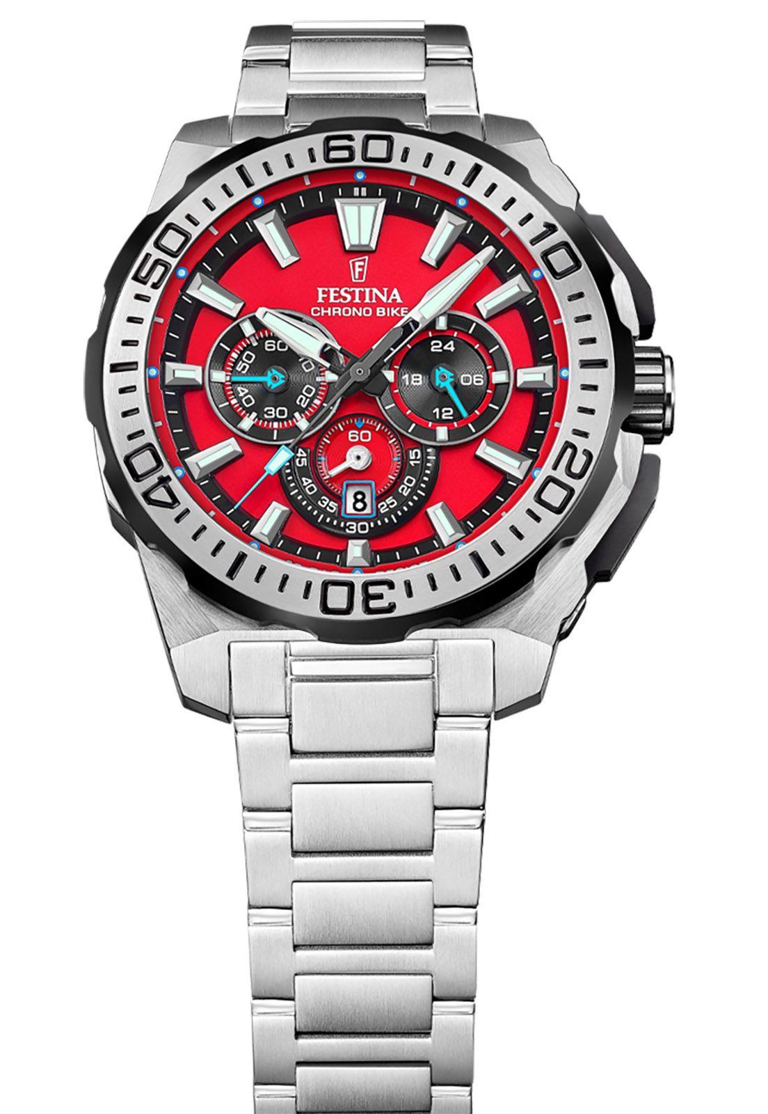 Reloj F20724/5 Festina Rojo Hombre Chrono Bike-3