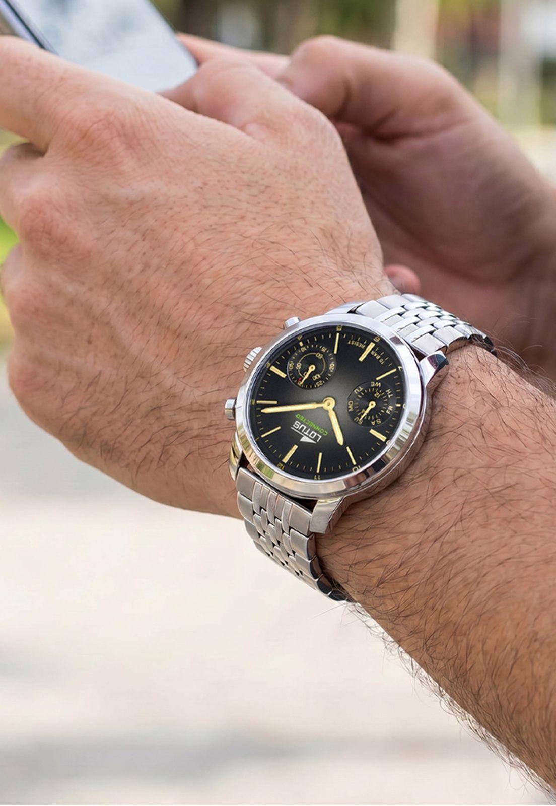 Reloj 19093/2 Lotus Hombre Plateado Hybrid-4