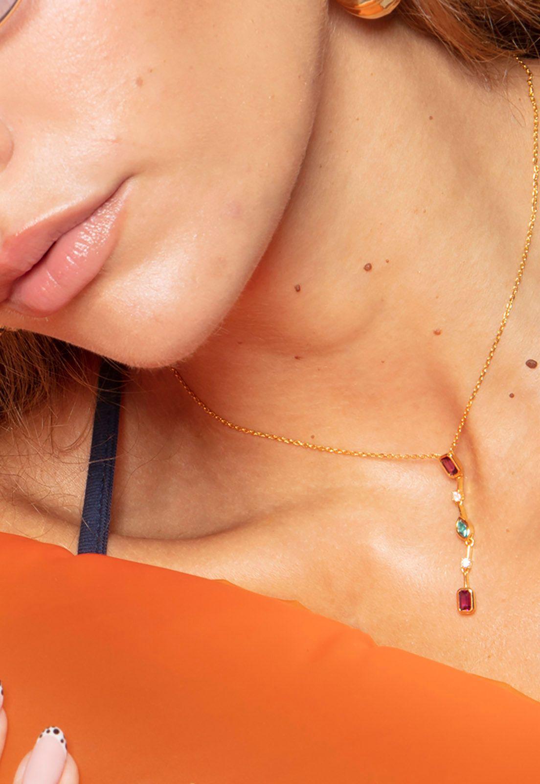 Collar Lp3882-1/2 Lotus Silver Mujer Leros-2