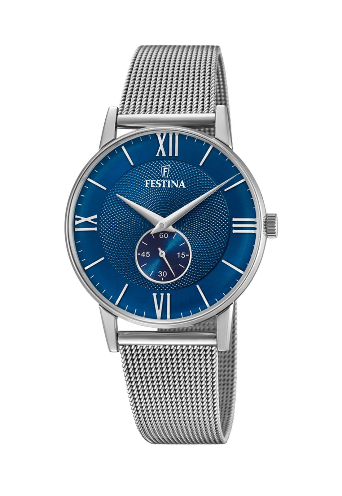 Reloj F20568/3 Festina Hombre Plateado Acero Clasico-0