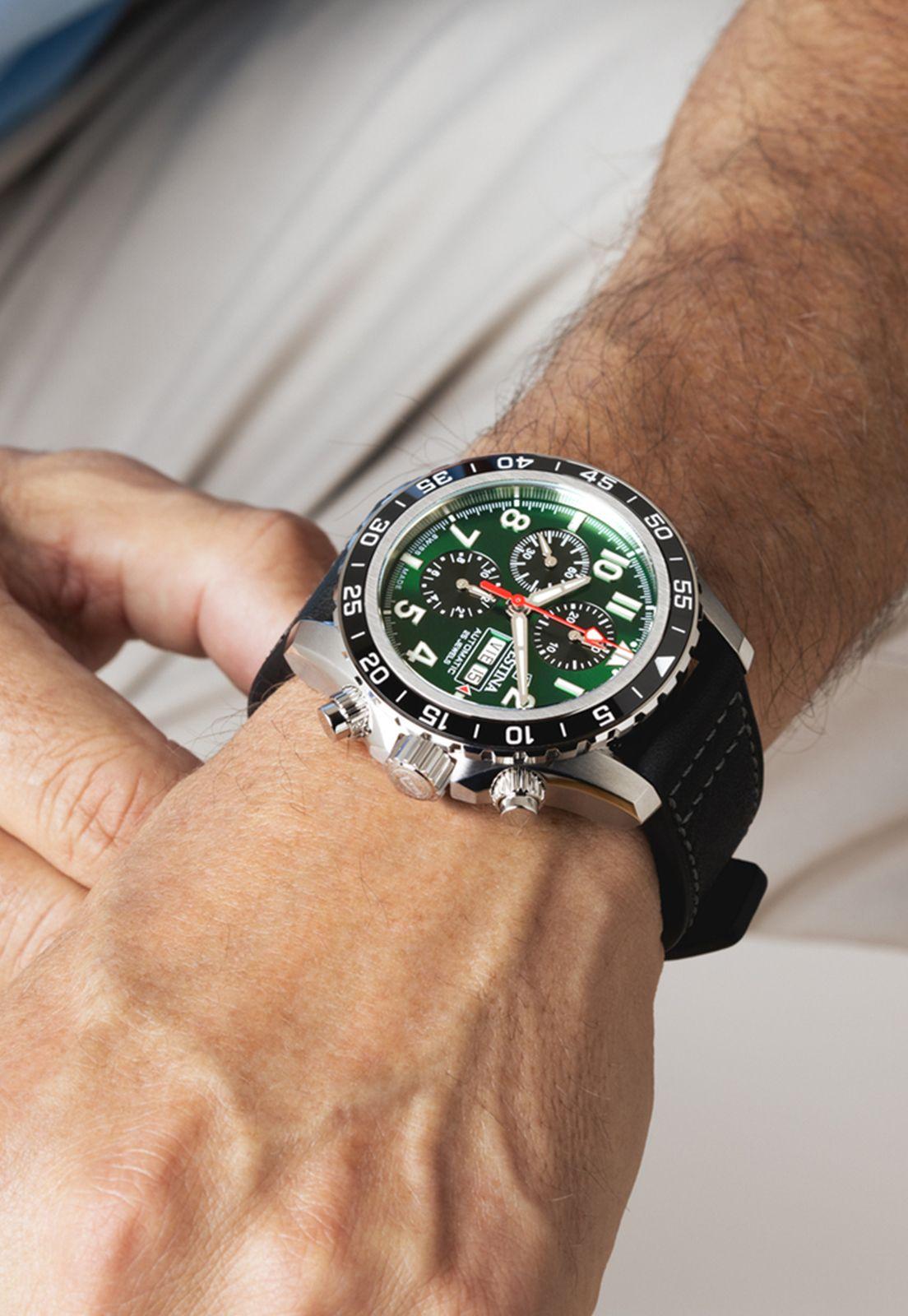 Reloj F20056/2 Festina Swiss Verde Hombre Automático-2