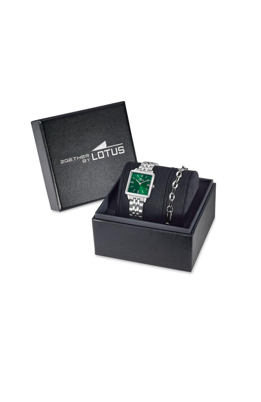 Reloj 19010/5 Lotus Verde Mujer 2Gether-2