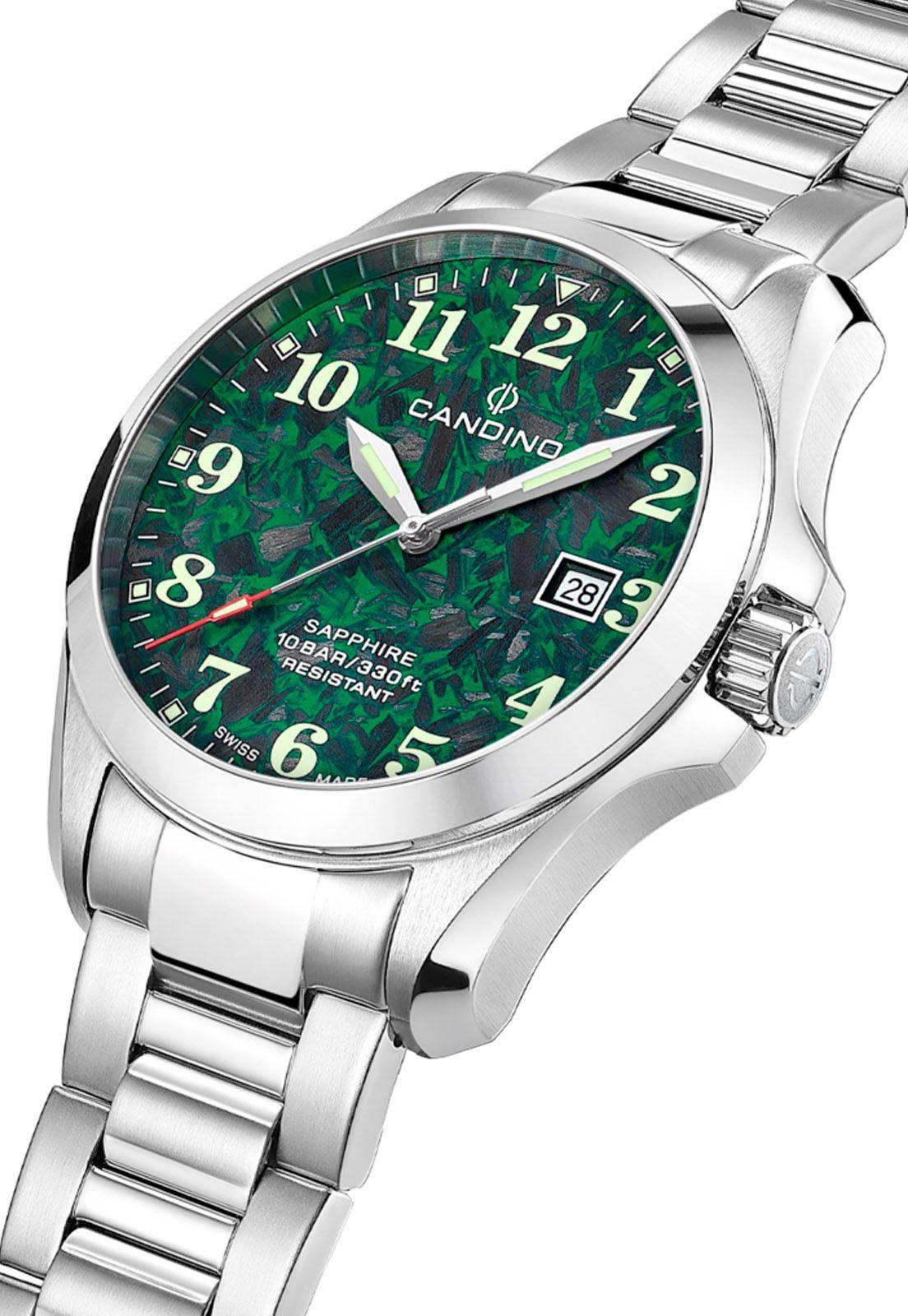 Reloj C4785/3 Candino Swiss Verde Hombre Automatic-3