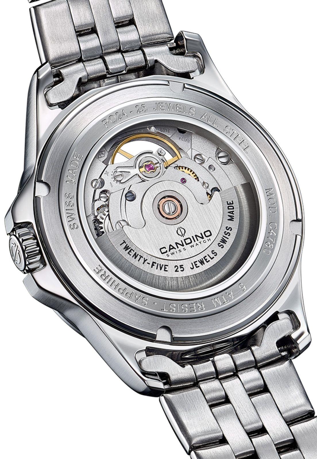 Reloj C4780/5 Candino Swiss Verde Hombre Automático-2
