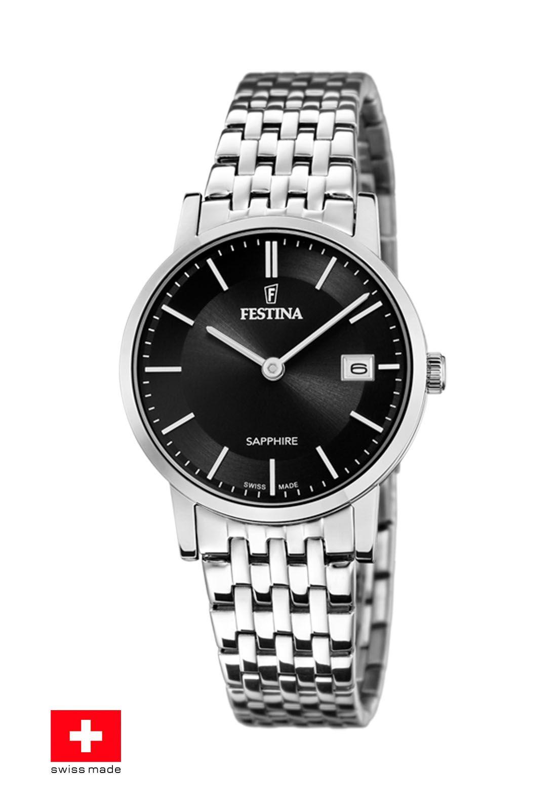 Reloj F20019/3 Festina Swiss Negro Mujer Swiss Made-1