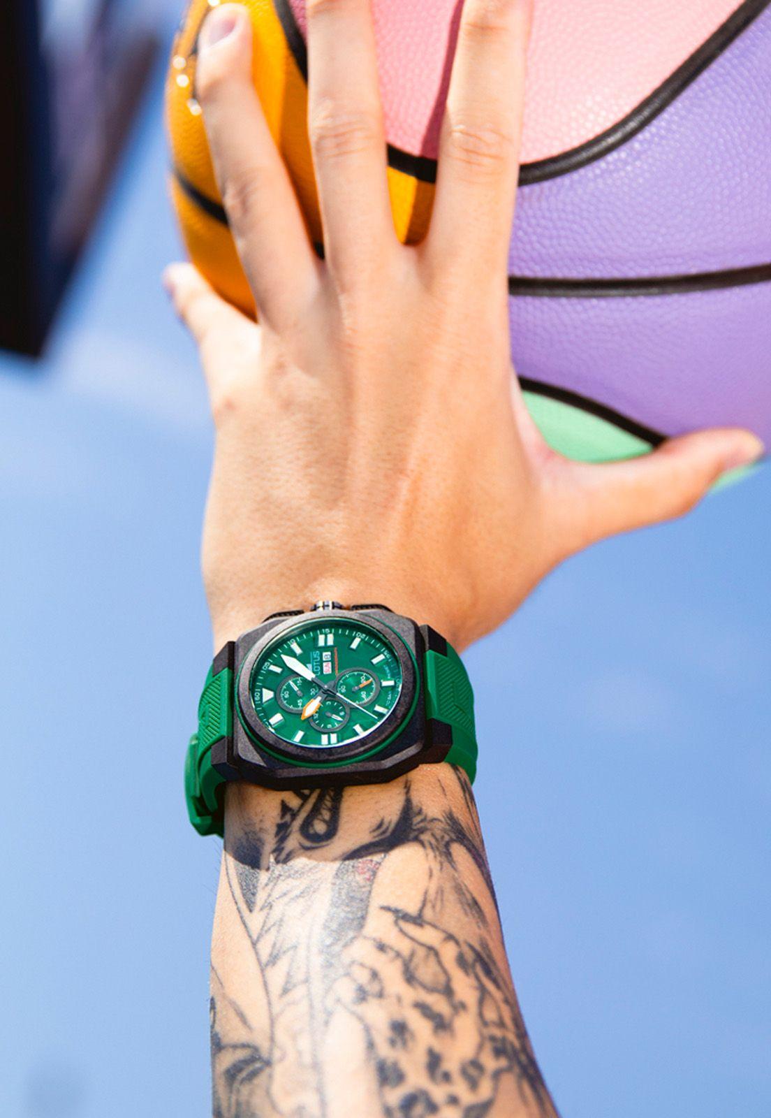 Reloj 18976/2 Lotus Verde Hombre Chrono-1