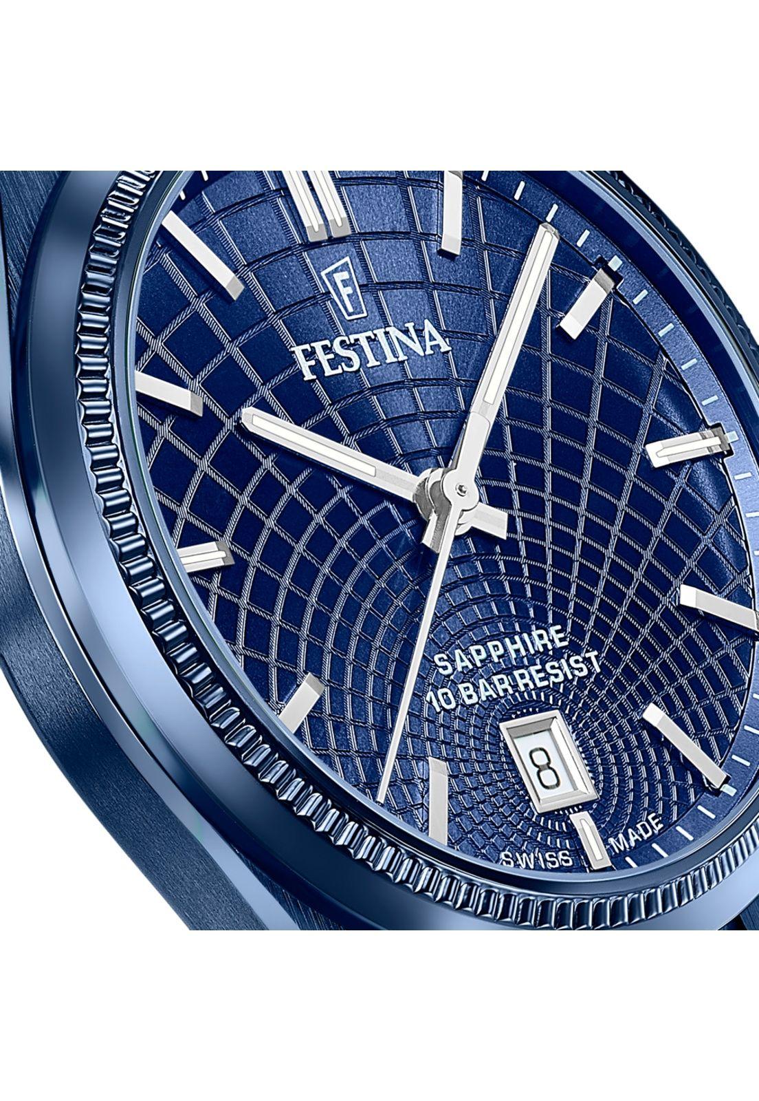 Reloj F20078/1 Festina Swiss Azul Hombre Rive Collection-3