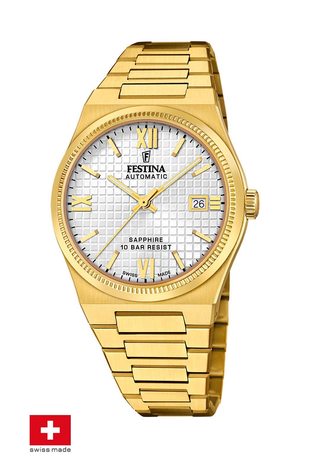 Reloj F20032/1 Festina Swiss Blanco Hombre My Swiss Time-0
